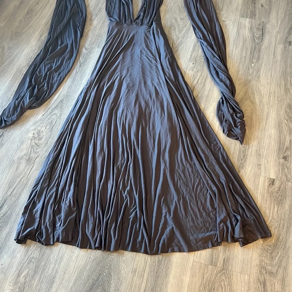 🇺🇸 Lulu’s gray  wrap dress size XS - Picture 7 of 8